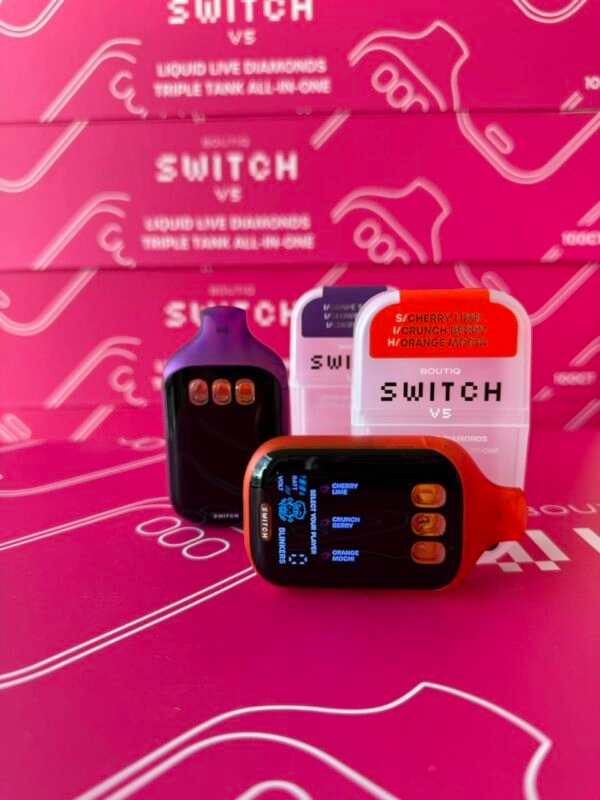 CHERRY LIME X CRUNCH BERRY X ORANGE MOCHI V5 DISPOSABLE